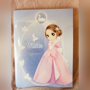 White-Orange Story mini notebook